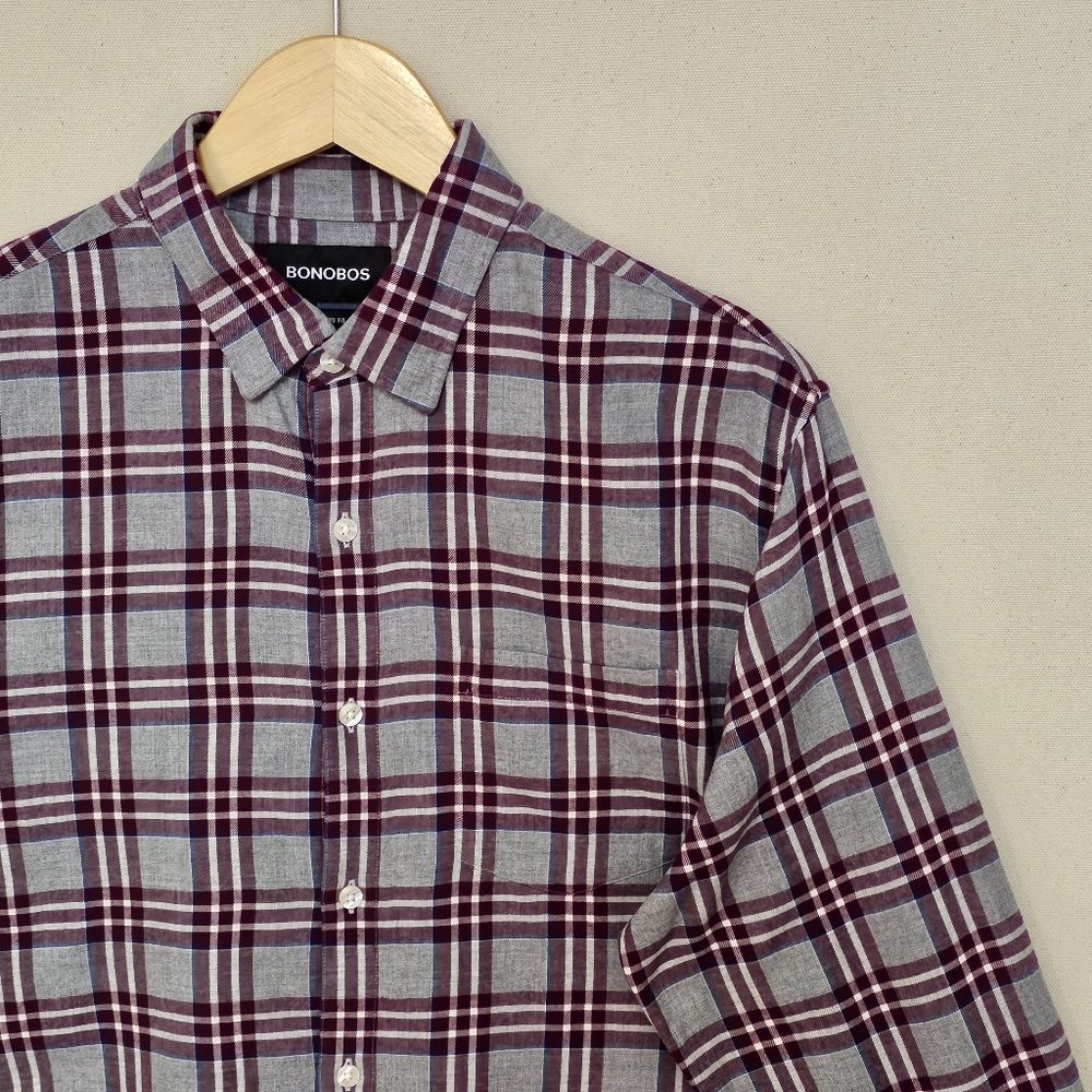 Bonobos Flannel Standard Fit Button Down M
